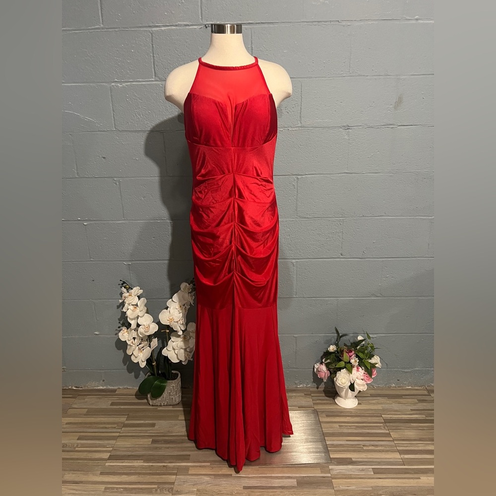 Strong Red Pretty Maxi Dress